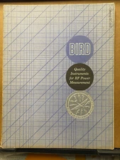 Vtg Bird Electronic Corp Catalog Instruments RF Power Resistors Watt Meters 1968