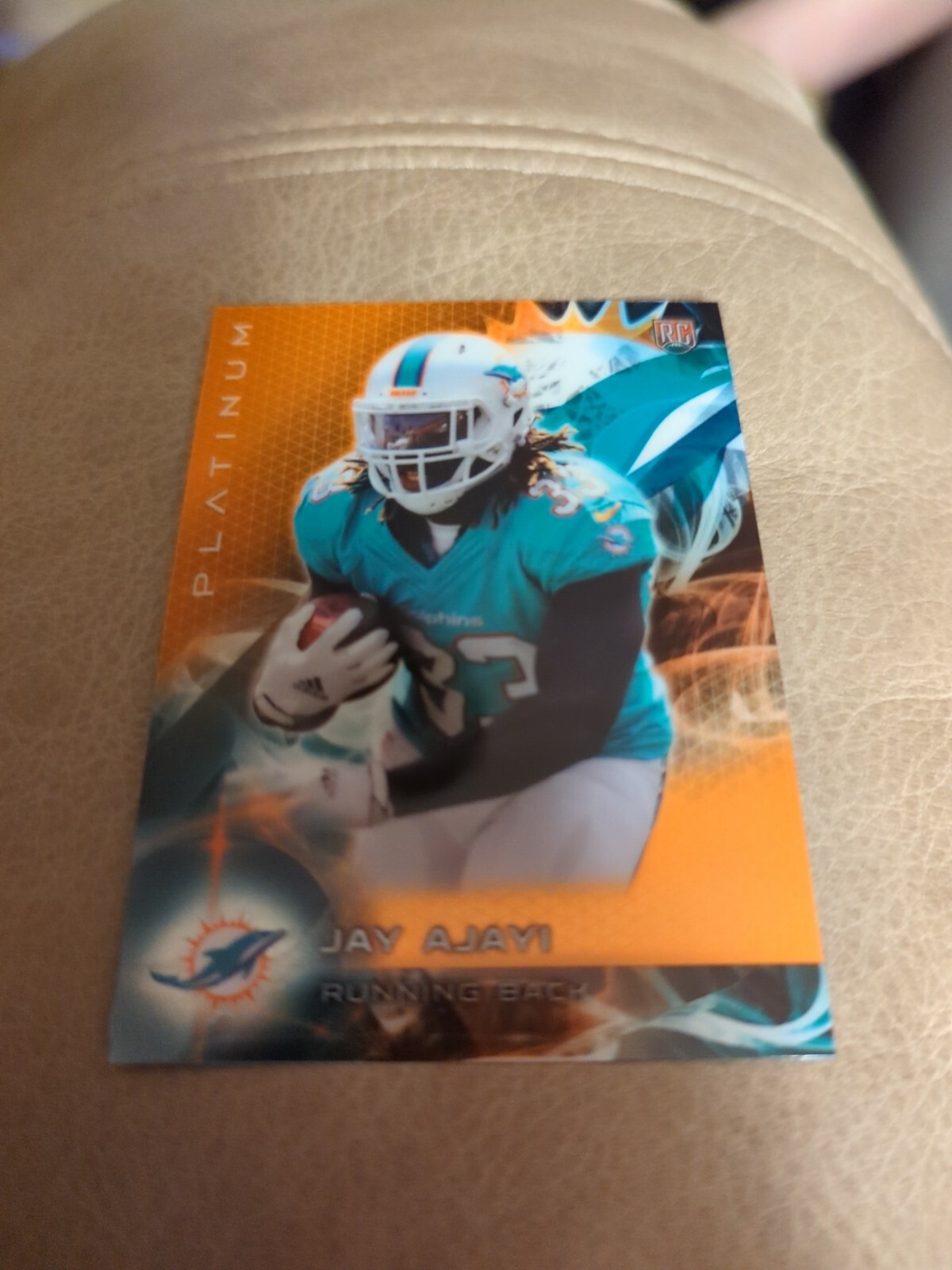 2015 Topps Platinum Orange Refractor #113 Jay Ajayi Rookie Dolphins Eagles