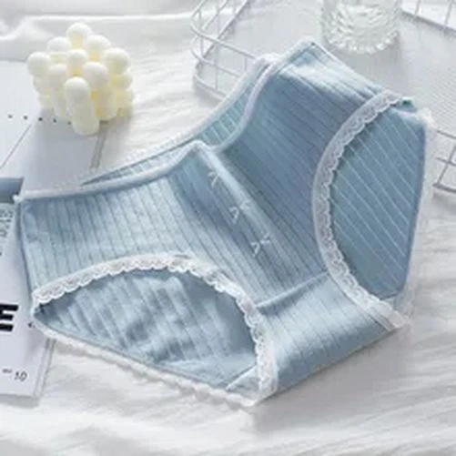 Calzoncillos cómodos estampados - Calzoncillos sin costuras cintura media ropa interior sexy de encaje Foto 4 de 4