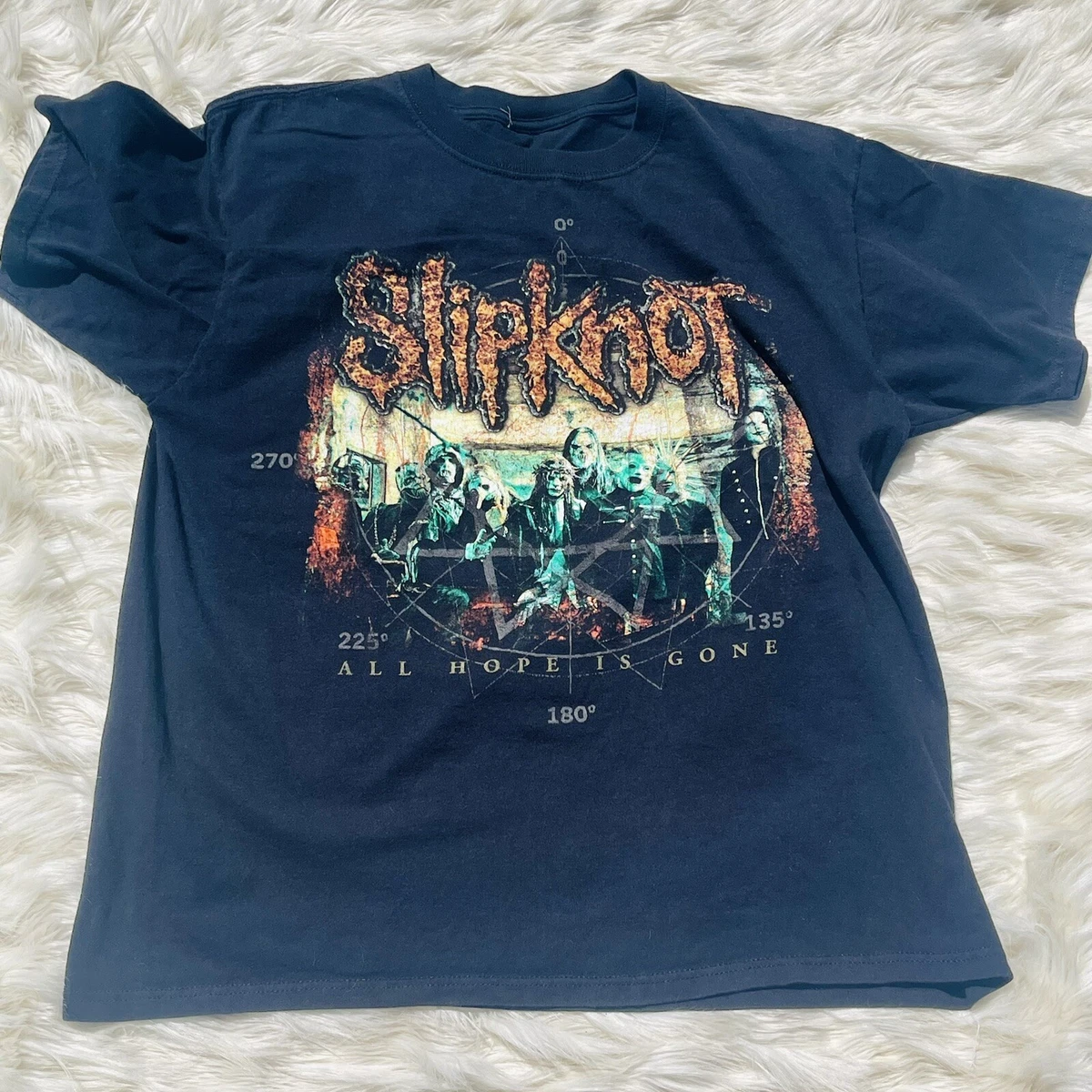 Bravado Slipknot All Hope is Gone Double Sided 2008 Tour Tee
