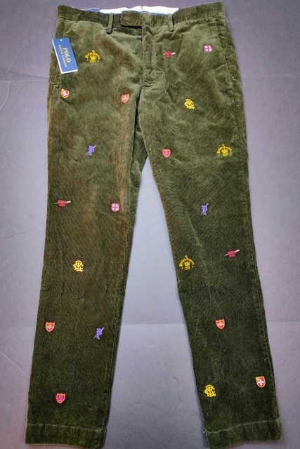 Polo Ralph Lauren Mens Olive Stretch 