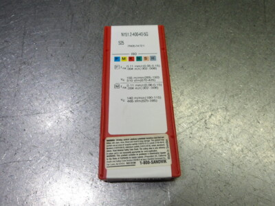 Sandvik Cermet Grooving Inserts QTY10 N151.2-400-40-5G 525 (LOC3636)