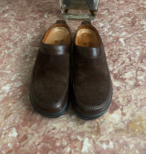 Footprints By Birkenstock Women Brown Suede Leather Mules 38 /US 7.5-8 EUC, $165 - Picture 2 of 9