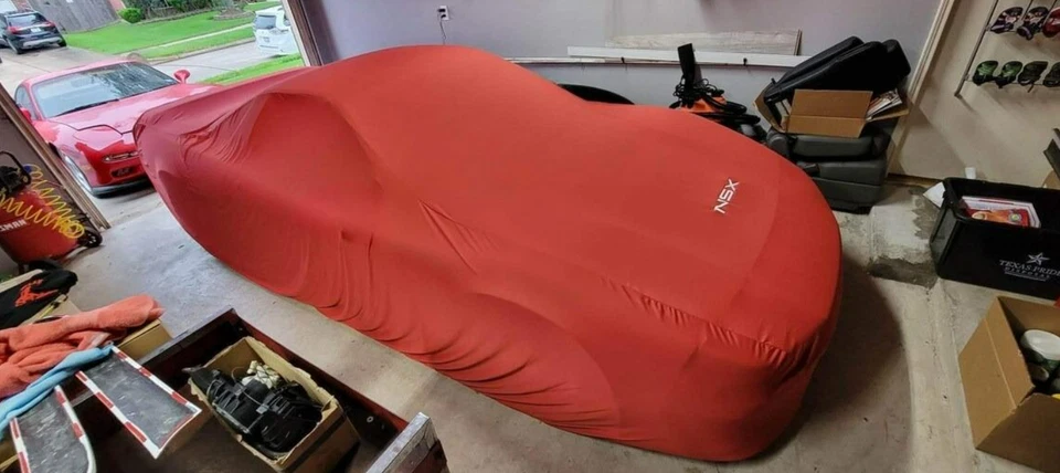 Cubierta de coche de 5 capas para todo tipo de clima para Acura NSX - impermeable + correas Foto 2 de 4