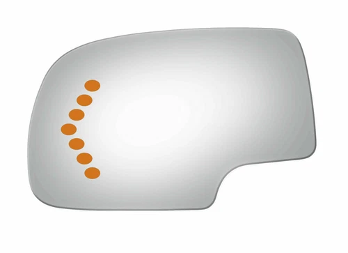 00-06 GMC YUKON XL1500 YUKON XL2500 LEFT SIDE MIRROR GLASS SIGNAL LH Flat #1717S