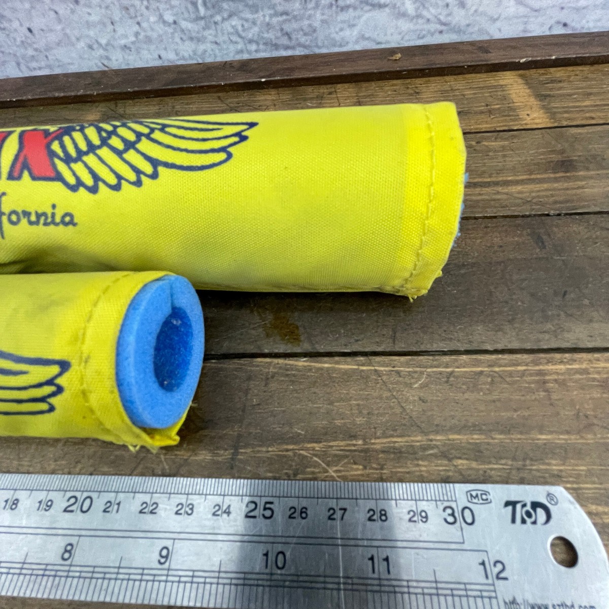 GT BMX Frame Pad Old School BMX Pad Set Handlebar Yellow Wing Blue 