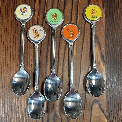 Vintage Olympics 1980’s collector spoon lot Hodori the Korean Tiger Seoul  1B | eBay