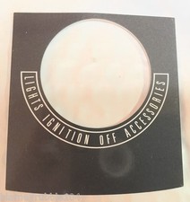 Harley Dash Panel Decal Shovelhead Evo 1968-1990 For Cast Type Dash OEM 71300-79