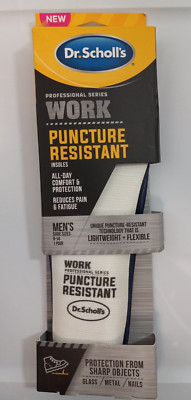 Dr Scholls Puncture Resistant Professional Series Work Insoles NEW Men's sz 8-14