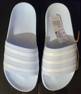 adidas slides light blue
