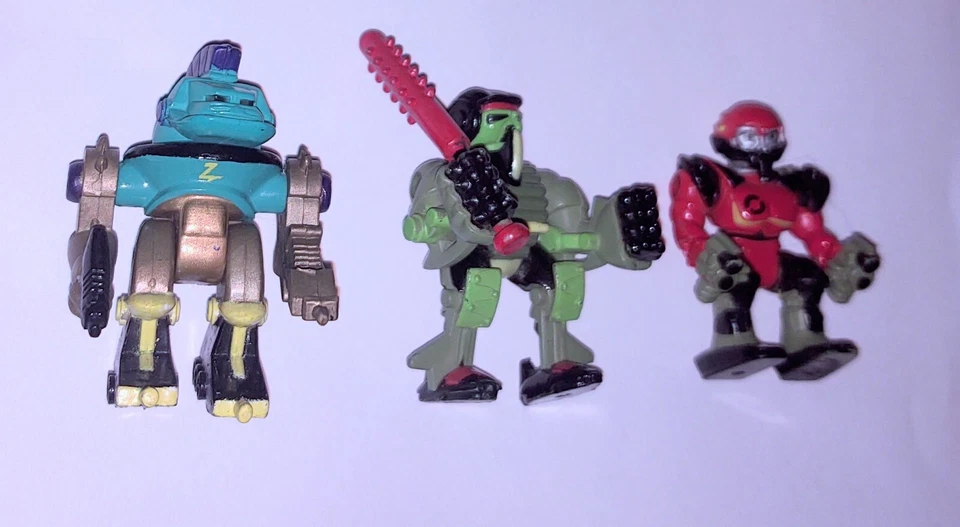 Zbots Galoob Z-bot 3 Figure Vintage lot #8 - Image 2 of 3