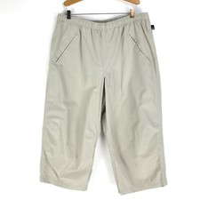 Vintage Nike Drawstring Cropped Pants Women's XL '90s Wide Leg Athletic