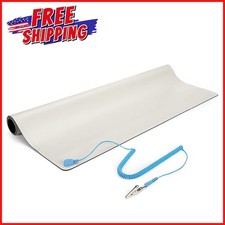 ELECTRICAL GROUNDING DESK PAD Desktop Anti Static 25X27" Mat Repair Work Station