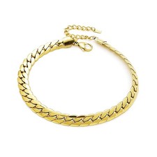 Stainless Steel Chain Ankle Bracelet for Women Adjustable Waterproof Anklet ...