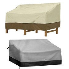 Waterproof Patio Sofa Cover, Outdoor Single / Double Couch Furniture Protector
