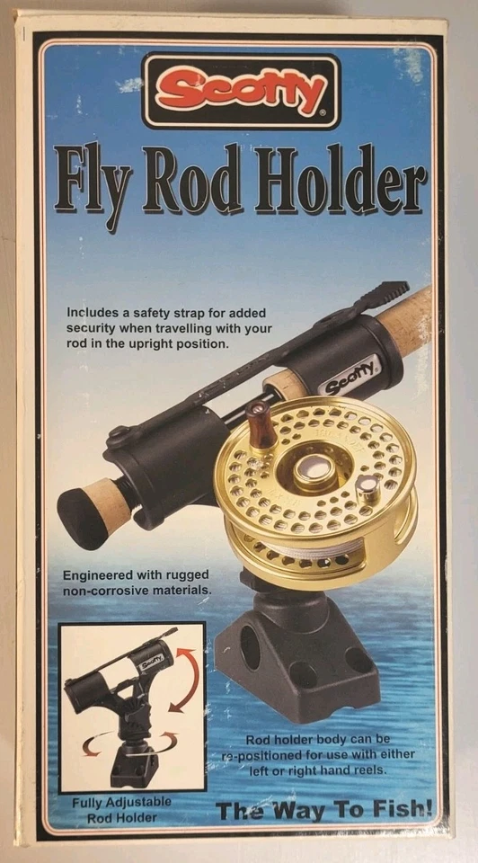 Scotty Fly Rod Holder NO. 265, Includes Combination Deck or Side Mount - Image 3 of 4