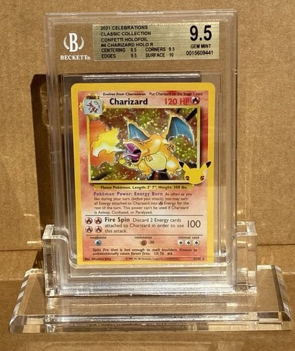 2021 Pokemon Celebrations Classic Collection Charizard BGS 9.5