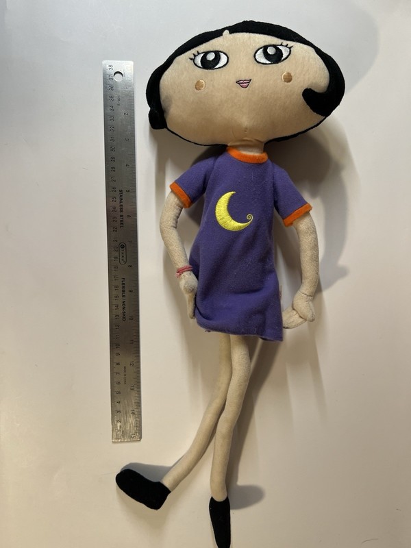 SHE'S CHARMED & DANGEROUS VINTAGE PLUSH TOY TEENAGE DOLL- 2000 -missing Jeans