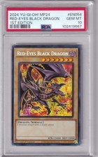 2024 YU-GI-OH MP24 Red-Eyes Black Dragon 1st Edition EN054 PSA GEM MT 10