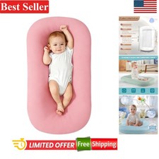 Soft Breathable Cotton Infant Support Cushion - Safe Tummy Time Mat for Babies