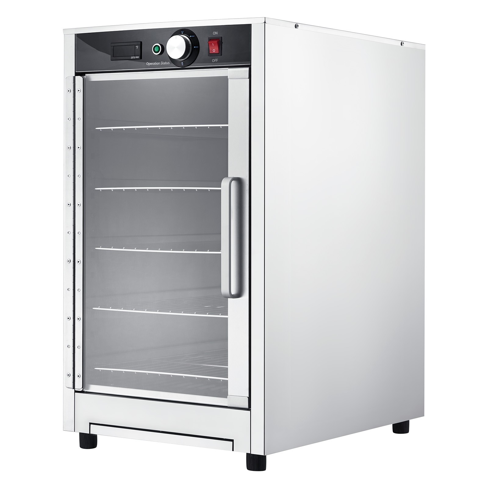 Uimoso Hot Box Food Warmer 5-Tier Electric Food Warming Cabinet with Glass Door