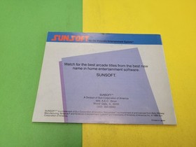 Xenophobe Nintendo NES Instruction Manual Booklet ONLY