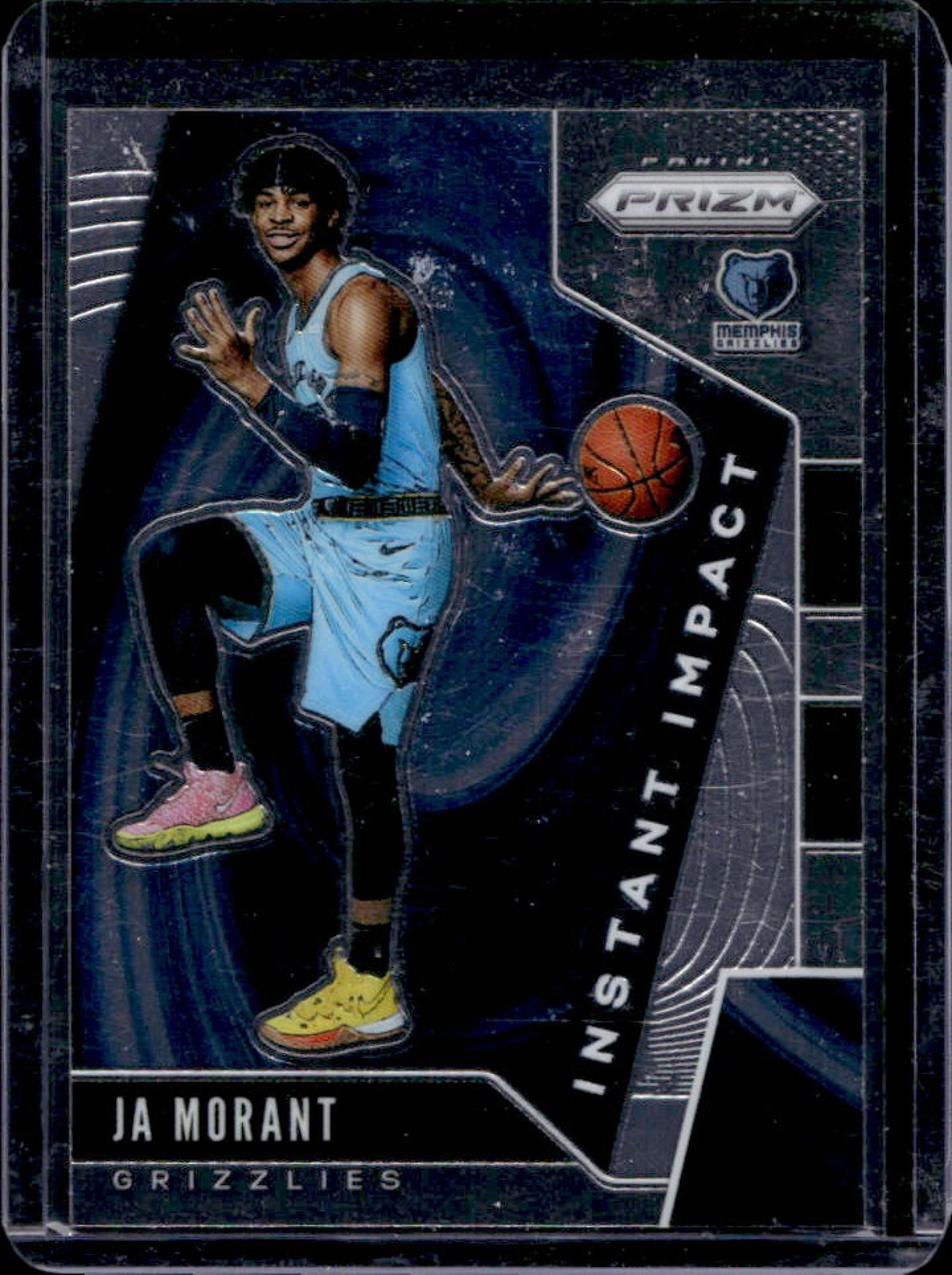 2019-20 Panini Prizm Ja Morant Instant Impact Rookie RC #12 Grizzlies