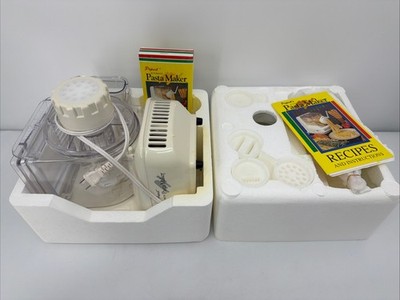 Popeil's P400 Automatic Pasta Maker Machine Multiple Attachments
