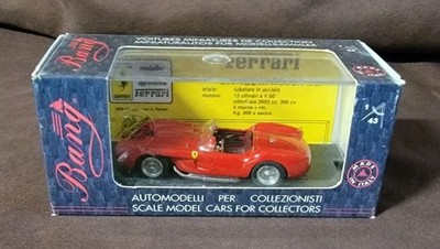 Bang 1:43 Scale Model Car 7107 Ferrari 250 TR Prova 58 Testarossa Made In Italy
