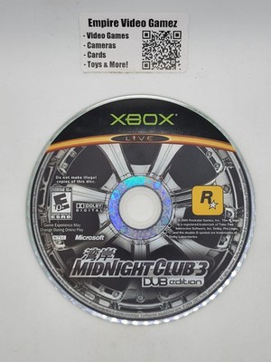Midnight Club 3: DUB Edition (Microsoft Xbox, 2005) - Disk Only - Tested, Works