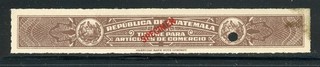GUATEMALA MNH REVENUES: ABNCo SPECIMEN Commercial Tax BROWN $$$