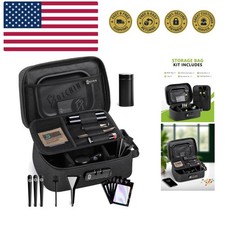 Large Smell Proof Bag with Combination Lock Odor Proof Lock Box Travel Storag...