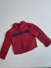 Vintage Mattel’s Barbie Red Sweater With Blue Stripe