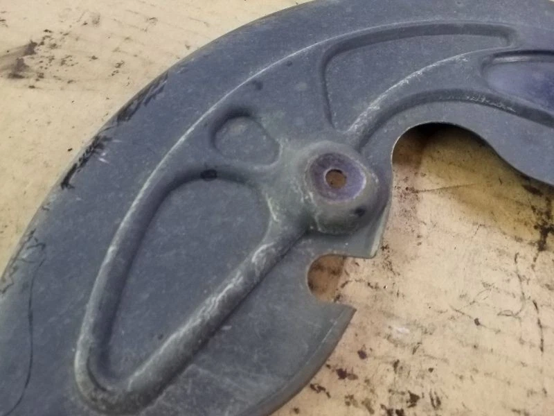 Protetor contra respingos de freio dianteiro esquerdo compatível com 15 2015 16 2016 17 2017 Ford Expedition - Imagem 3 de 4