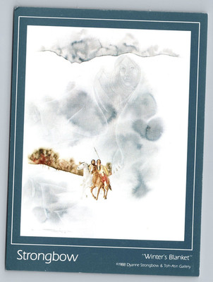 Winter's Blanket Dyanne Strongbow Toh-Atin Gallery Durango CO Postcard