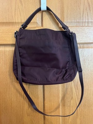 Thirty-One Everything Crossbody Plum Affair Adjustable Strap Lined Shoulder Bag