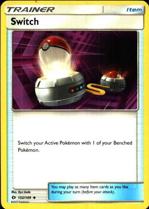 Switch 132/149 UC SM Base Set Pokemon LP