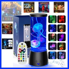 Jellyfish Lamp with Bluetooth Speaker, White Noise, 10 Colors Changing Floati...