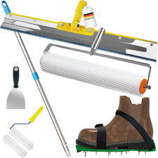 Set di rivestimento del pavimento,rullo sfiato scarpe punta epossi Rullo dentato