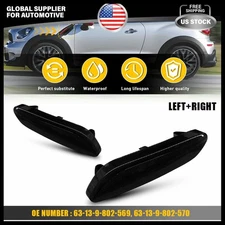 Smoke Lens Side Repeater Light Reflector For 2011-2016 MINI Cooper R61 Paceman