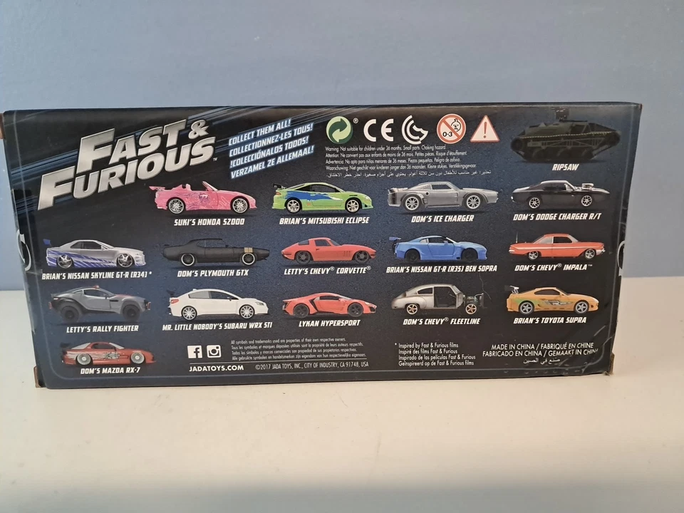 Fast And Furious Mr. Little Nobody Subaru WRX 1/24 And 1/32 Jada Diecast Lot - Image 4 of 4