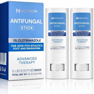 Hermon Antifungal Jock Itch Stick: for Itch, Athlete s White 