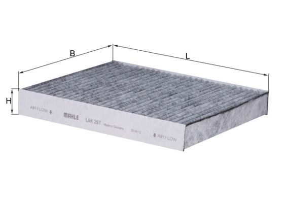 MAHLE LAK 297 Cabin Air Filter Fits Alfa Romeo 159 Sportwagon Brera Spider - Image 27