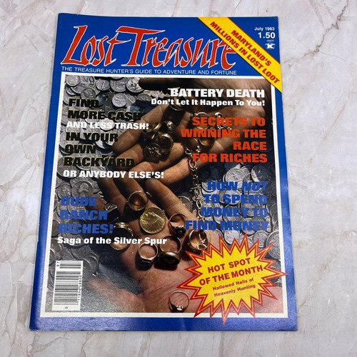 1983 July - Lost Treasure Magazine - Treasure Hunting Gold Prospecting M15