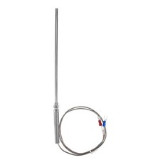 ­M8 Thread Type K Thermocouple 200mm Probe Temperature Sensor Wire 0-400℃ (1 M)