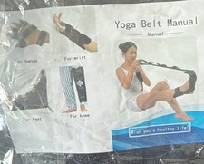 Yoga Strap Belt with Manual and Yoga Strap In...