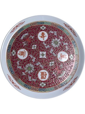 Chinese Jingdezhen porcelain plate marked  Made in China   07 