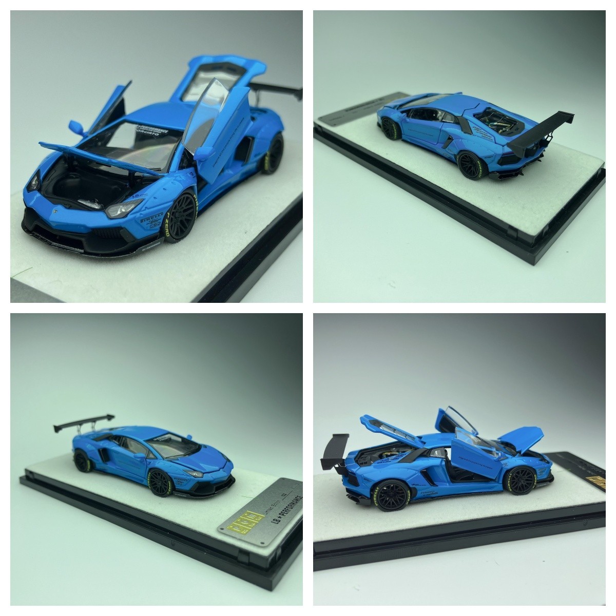 Pgm 1:64 lamborghini lb widebody modification lp700-4 alloy car model diecast