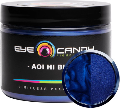Pigments Premium Blue Mica Powder - Aoi Hi Blue (50Gr) - for Epoxy, Resin, Soap,
