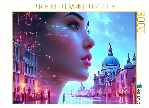 Calvendo Puzzle Cosmic Beauty In Venice | 2000 Pieces, Finished Size 35.4 × 26.4-image